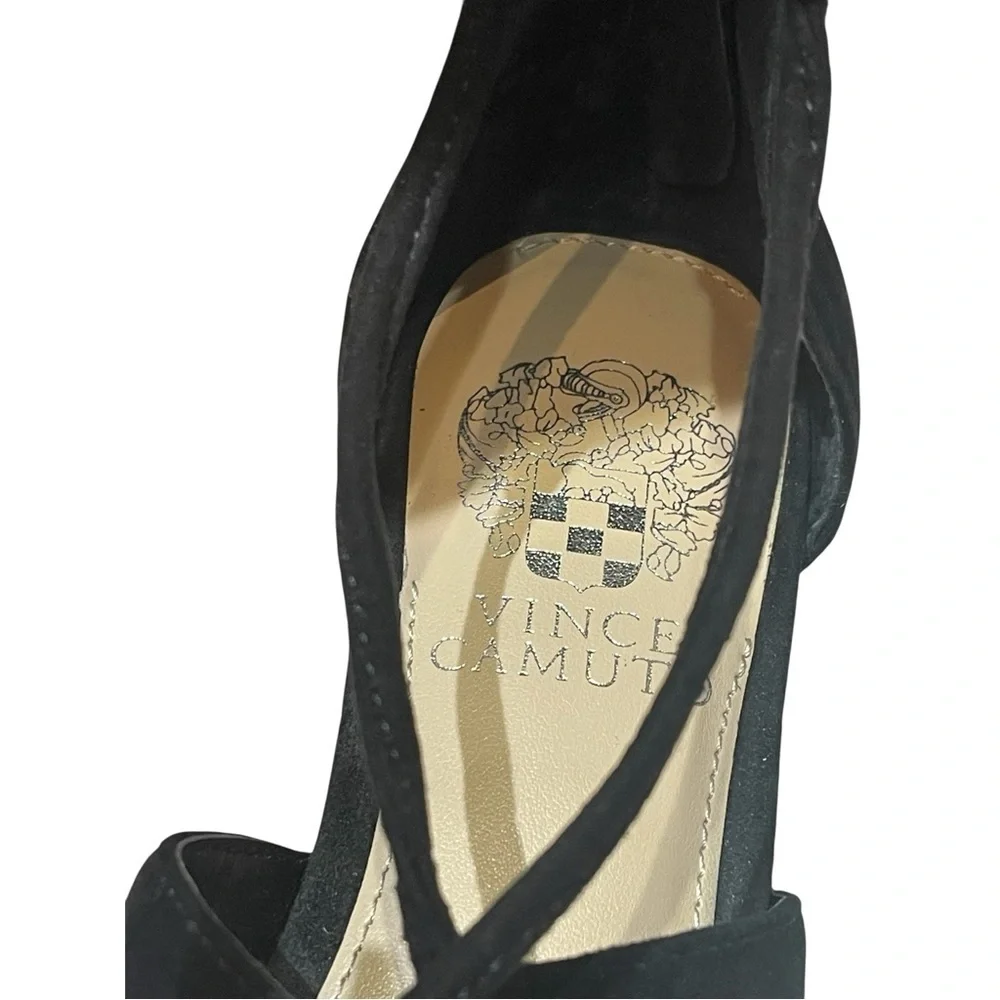 VINCE CAMUTO BOHO LEOPARD PRINT PLATFORM ESPADRILLE SANDALS SZ 7.5 MED EUC